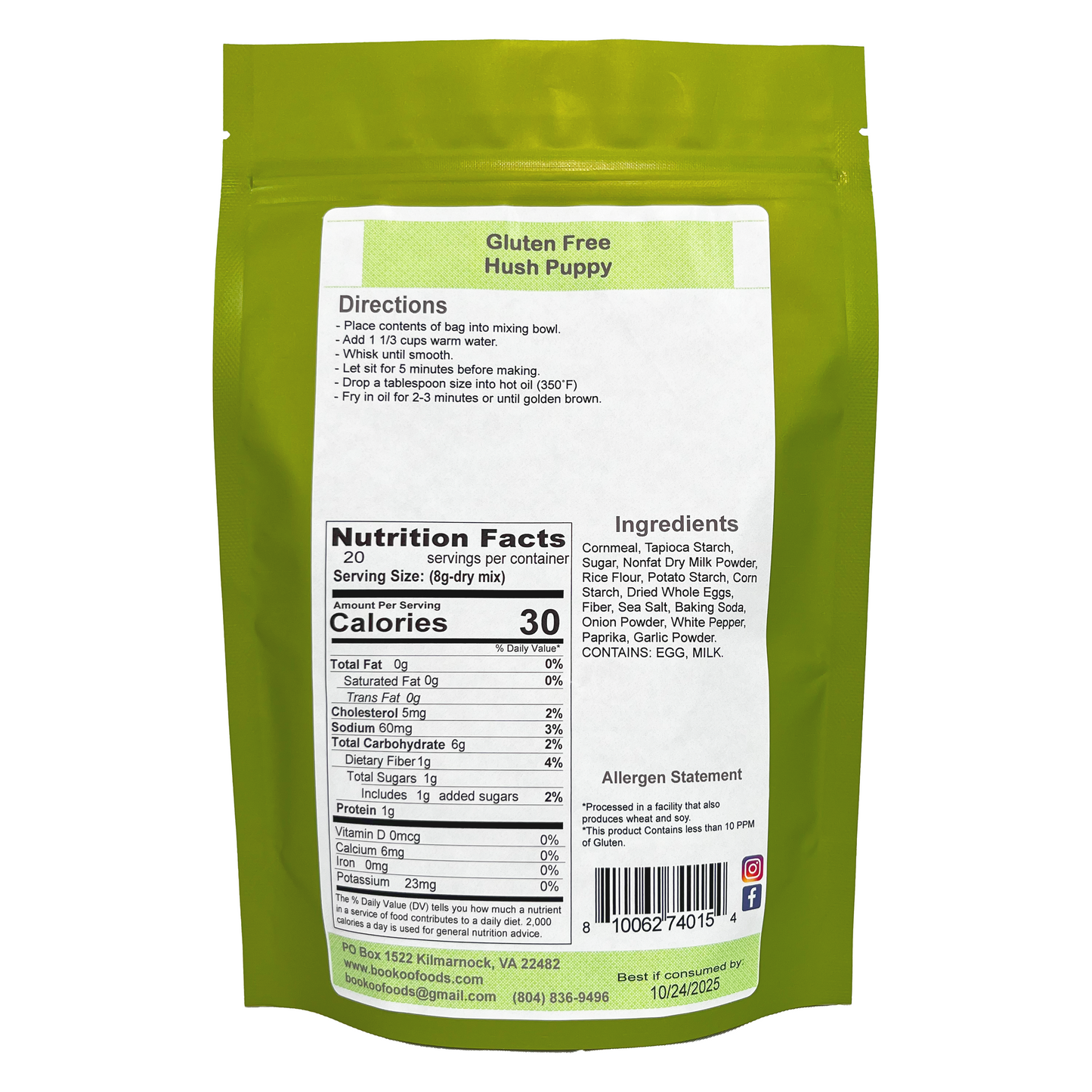 Gluten Free Hush Puppy Mix