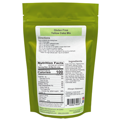 Gluten Free Yellow Cake Mix